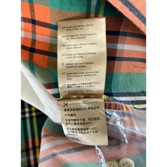 Scotch & Soda Mens Shirt Multi Color Plaid Flannel Button Up Long Sleeve Size M - Picture 3 of 7